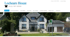 Desktop Screenshot of lochearnhouse.co.uk